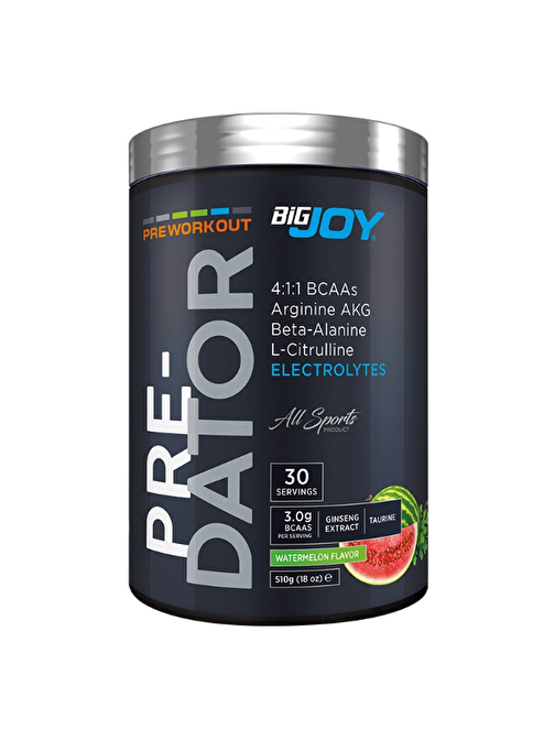 Bigjoy Sports Predator Pre-Workout 510g - Karpuz