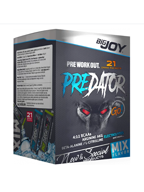 Bigjoy Predator Go! Mix 17gx21 Adet