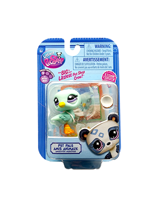 Hasbro Littlest Pet Shop Tekli Figür 00522 G7#78 TURKUAZ KUŞ