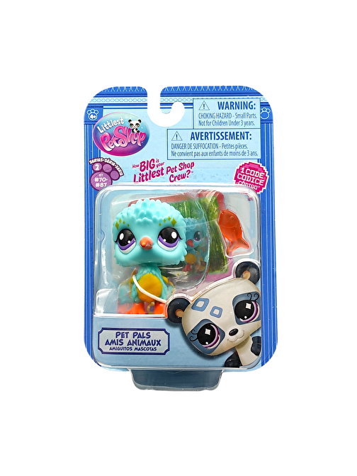 Hasbro Littlest Pet Shop Tekli Figür 00522 G7#82 BALIK MAVİ KUŞ