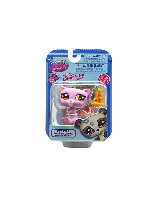 Hasbro Littlest Pet Shop Tekli Figür 00522 G7#86 PEMBE FARE