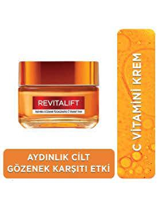 Loreal Paris Revitalift Clinical Aydınlatıcı & Gözenek Pürüzsüzleştirici C Vitamini Krem 50 Ml