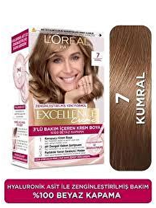 Loreal Paris Excellence Creme 7 Kumral Saç Boyası