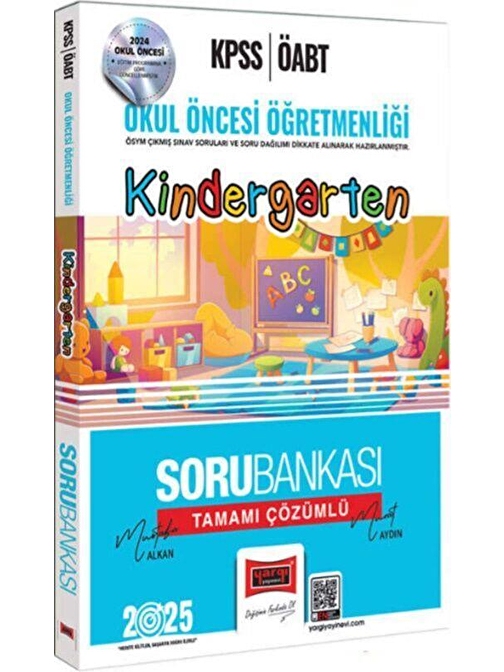 Yargı Yayınları 2025 ÖABT Okul Öncesi Öğretmenliği Kindergarten Tamamı Çözümlü Soru Bankası