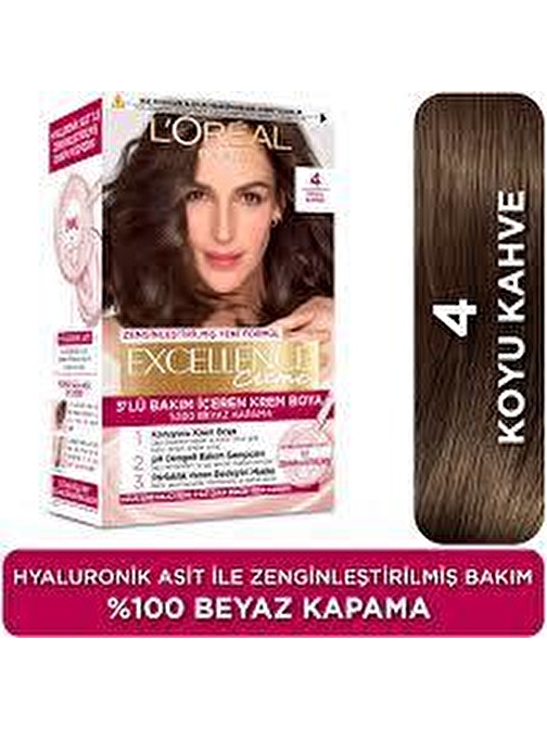 Loreal Paris Excellence Creme 4 Koyu Kahve Saç Boyası