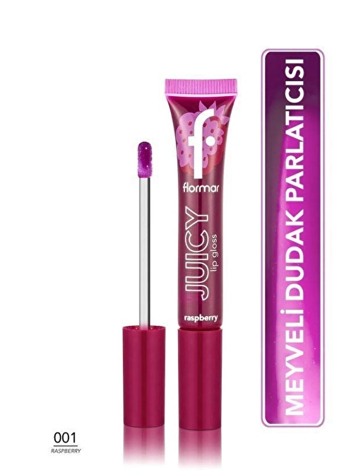 Flormar Juicy Lip Gloss - 001 Raspberry 