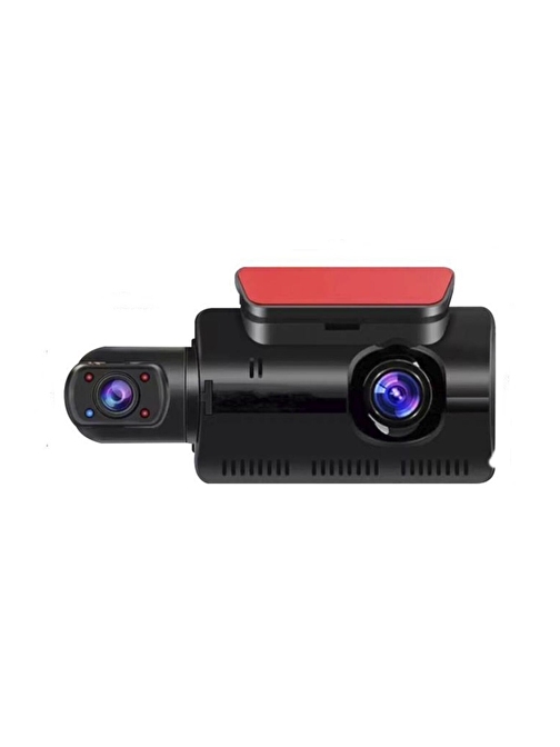 TorimaTA-03 1296P Full HD Çift Kameralı Araç Kamerası | 3.0” IPS Ekran, G Sensörlü ve Gece Görüş Destekli