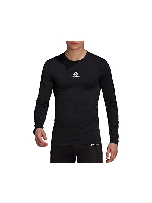 adidas Tf Ls Top M Erkek Futbol Uzun Kollu İçlik GU7339 Siyah