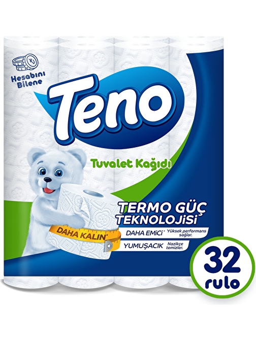 Teno Avantaj Paketi Tuvalet Kağıdı 32 Rulo