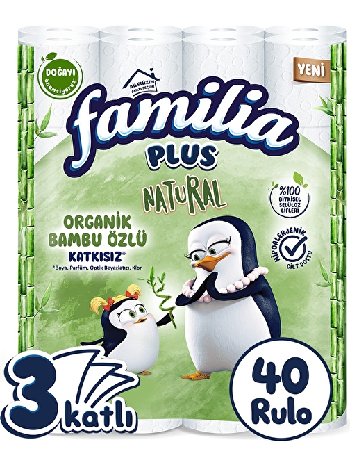 Familia Plus Natural 40'lı Tuvalet Kağıdı