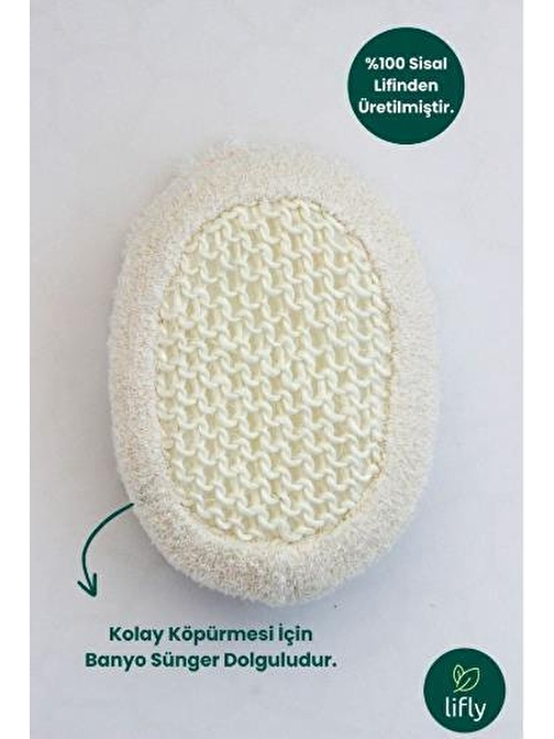 Fe Loofah Oval Tombul Lif