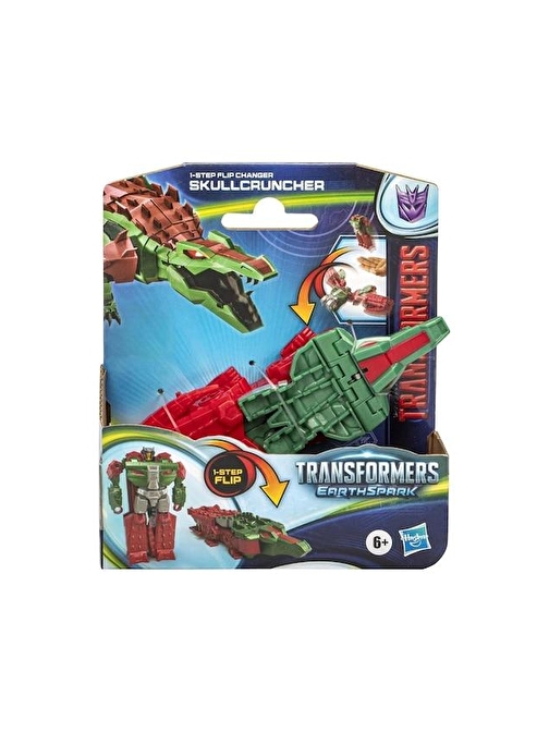 Hasbro Transformers EarthSpark Tek Adımda Dönüşen Figür Skullcrunche F6229-F8661