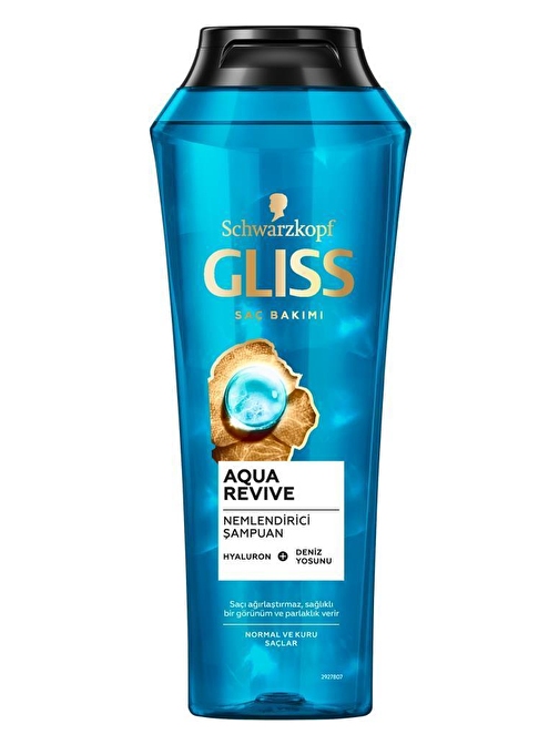 Gliss Aqua Revive Hyaluron ve Deniz Yosunu içeren Nemlendirici Şampuan  400ml 