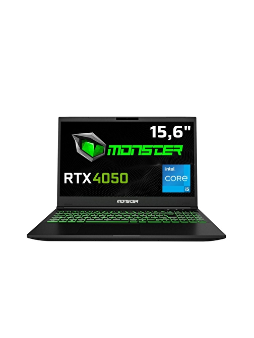 Monster Abra A5 V20.2 NVIDIA GeForce RTX4050 Intel Core i5-13500H 16 GB RAM 500 GB SSD 15.6 inç Full HD Freedos Oyuncu Dizüstü Bilgisayarı