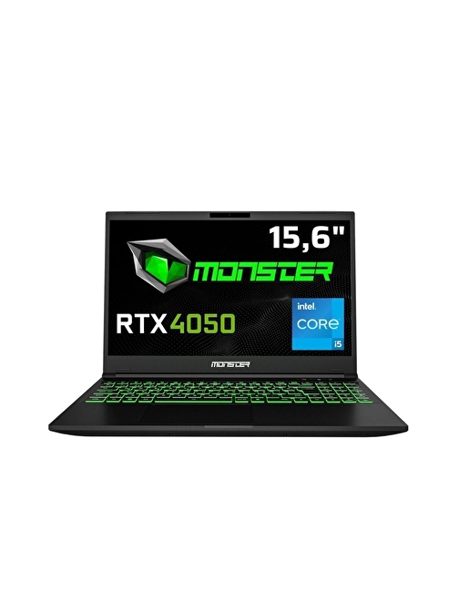 Monster Abra A5 V20.4 NVIDIA GeForce RTX4050 Intel Core i5-12450H 16 GB RAM 500 GB SSD 15.6 inç Full HD Freedos Oyuncu Dizüstü Bilgisayarı