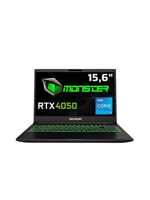 Monster Abra A5 V20.4.2 NVIDIA GeForce RTX4050 Intel Core i5-12450H 32 GB RAM 1 TB SSD 15.6 inç Full HD Freedos Oyuncu Dizüstü Bilgisayarı