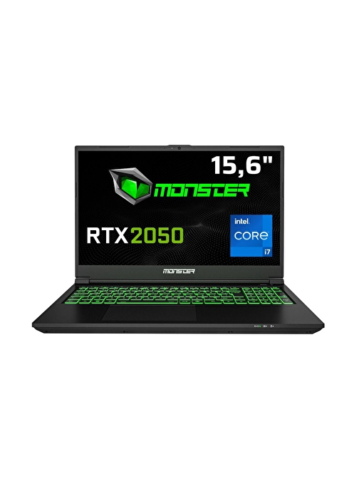 Monster Abra A5 V21.3 Intel Core i7 12700H 16 GB RAM 500 GB SSD 4 GB RTX 2050 FreeDOS 15,6" FHD 144 Hz Oyun Bilgisayarı