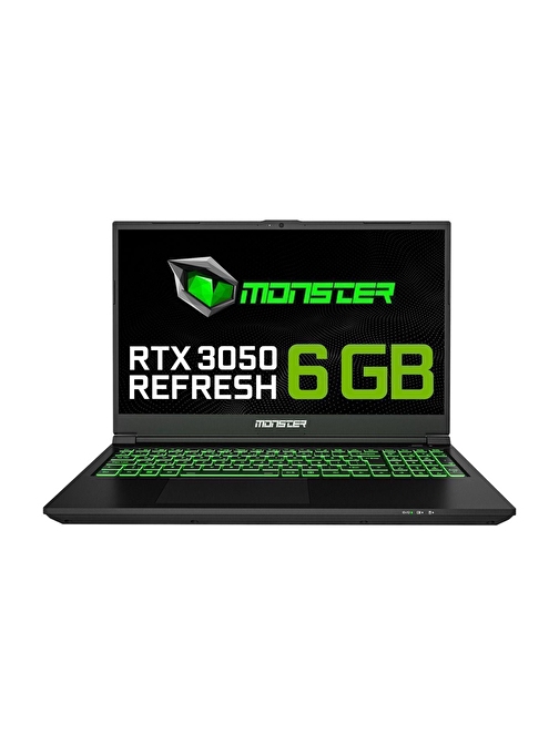 Monster Abra A5 V21.4.6 Intel Core i7 12700H 8 GB RAM 500 GB SSD 6 GB RTX 3050 FreeDOS 15,6" FHD 144 Hz Oyun Bilgisayarı