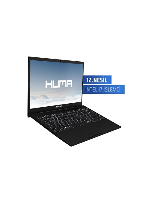 Monster Huma H4 V5.2 Iris Xe Graphics Intel Core i7-1255U 16 GB RAM 500 GB SSD 14.1 inç Full HD Freedos Dizüstü Bilgisayar Siyah