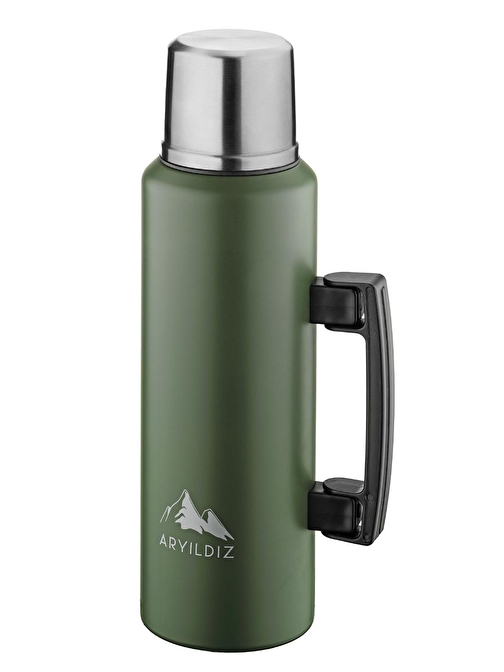 Aryıldız Nature Camp Taşınabilir Yeşil Termos 1.5 Litre Ar257302 