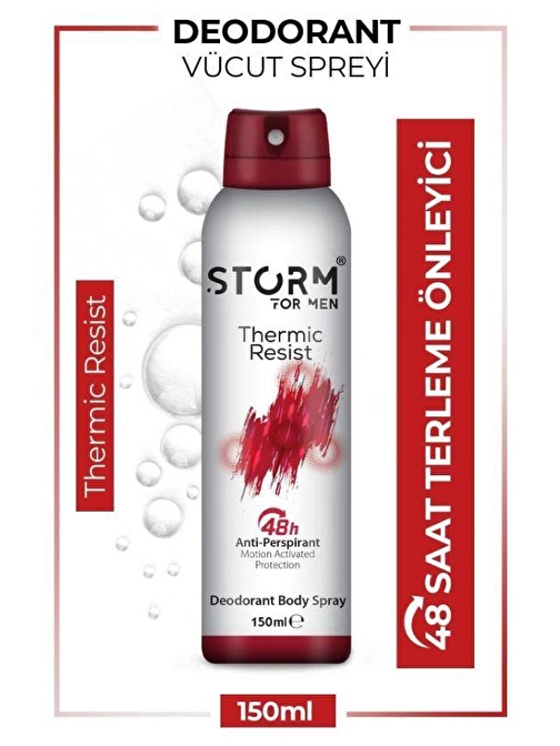 Lady Storm Erkek Deodorant Sprey Thermic Resist 150 ml