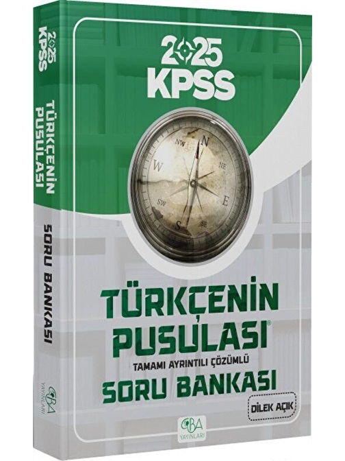 2025 KPSS Türkçenin Pusulası Soru Bankası CBA Yayınları