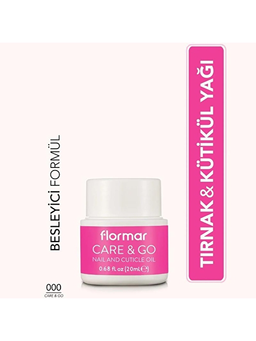 Flormar Pratik Süngerli Tırnak Bakım Yağı - Care & Go Nail Care - 000