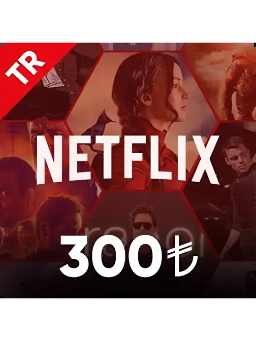 NETFLİX HEDİYE KARTI 300 TL