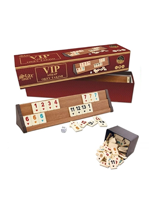 Star VIP Ahşap Okey Takımı (1010389)