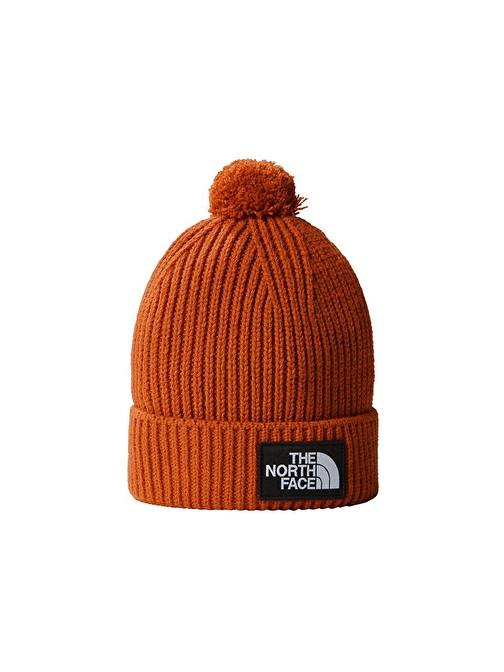 The North Face Tnf Logo Box Pom Beanie Bere NF0A3FN31I01 Turuncu