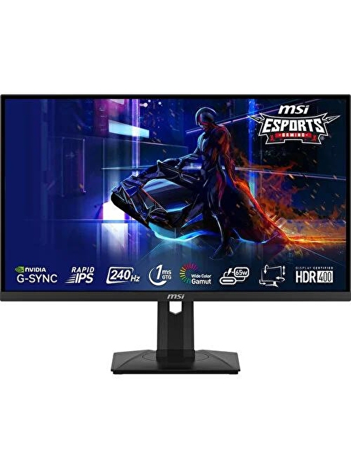 MSI 27 G274QPX RAPID IPS 2560X1440 (WQHD) 16:9 240HZ 1MS G-SYNC GAMING MONITOR