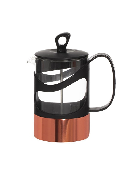 600 cc Desenli French Press-Bakır Desenli