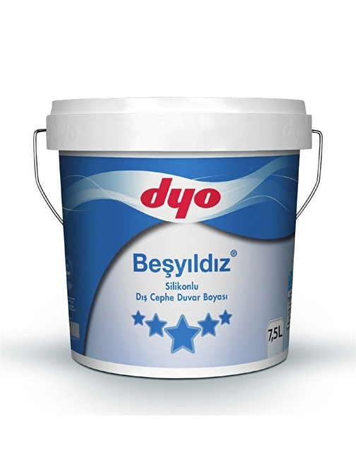 Dyo Beşyıldız Silikonlu Dış Cephe Boyası 7.5 Lt