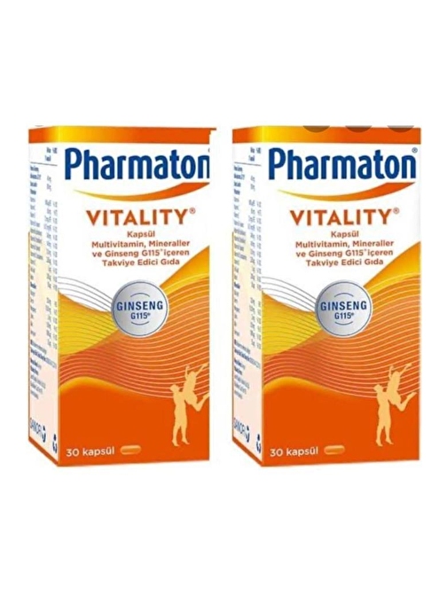 Pharmaton Vitality 40 Mg 30 Kapsül 2 Adet