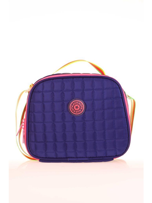 Kaukko Quilted Beslenme Çantası Navy Blue K9048