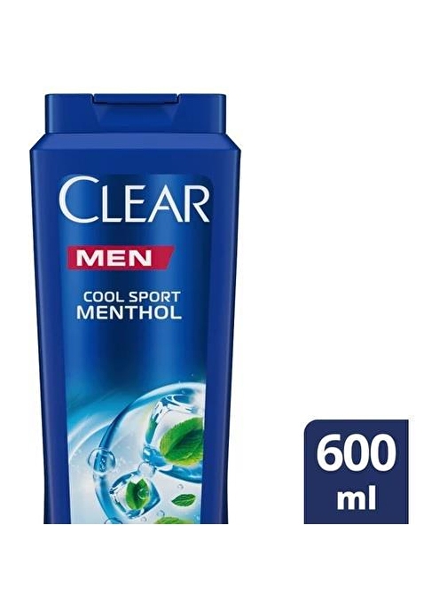 Clear Men Şampuan Cool Sport Mentol 600 Ml