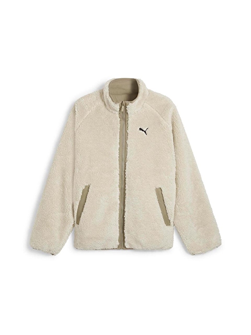 Puma Reversible Sherpa Jacket Erkek Günlük Polar Ceket 62647287 Bej