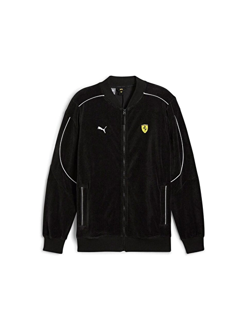 Puma Ferrari Race Mt7+ Jacket Erkek Günlük Ceket 62704301 Siyah