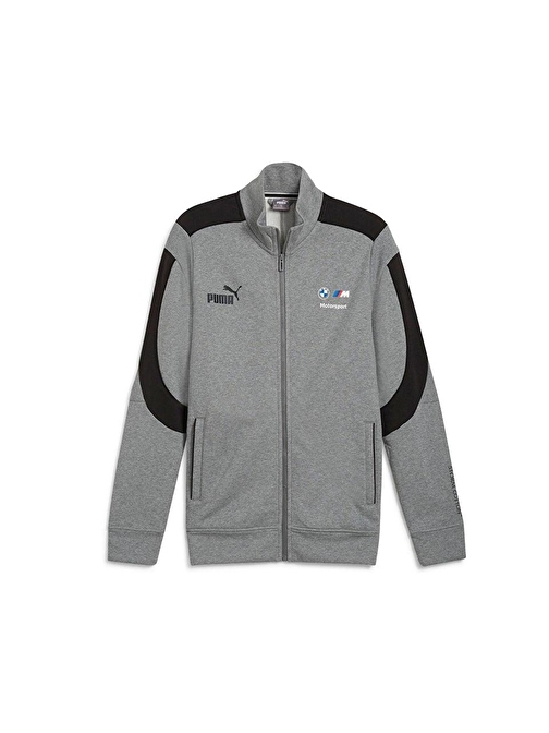 Puma Bmw Mms Mt7+ Sweat Jacket Erkek Günlük Ceket 62745303 Gri