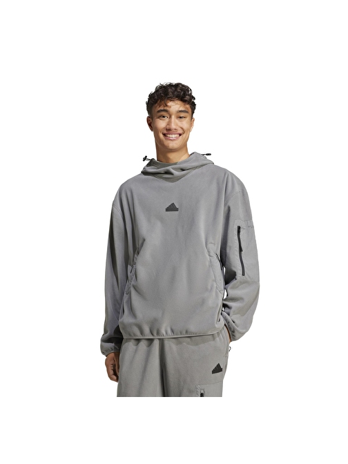 IV7411-E adidas M Ce Q4 Hd Erkek Sweatshirt Gri