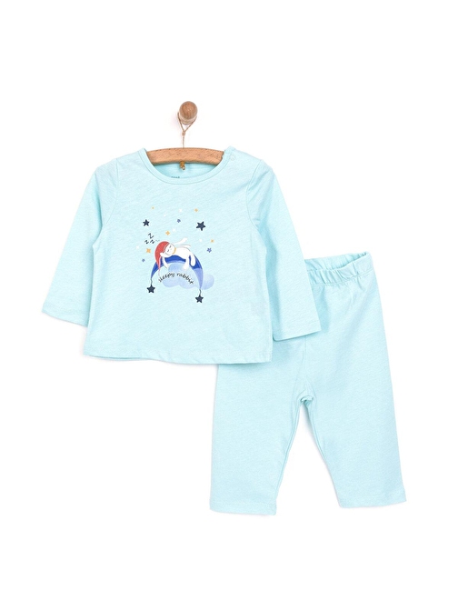 HelloBaby Tavşan Neni Pijama Takımı Erkek Bebek