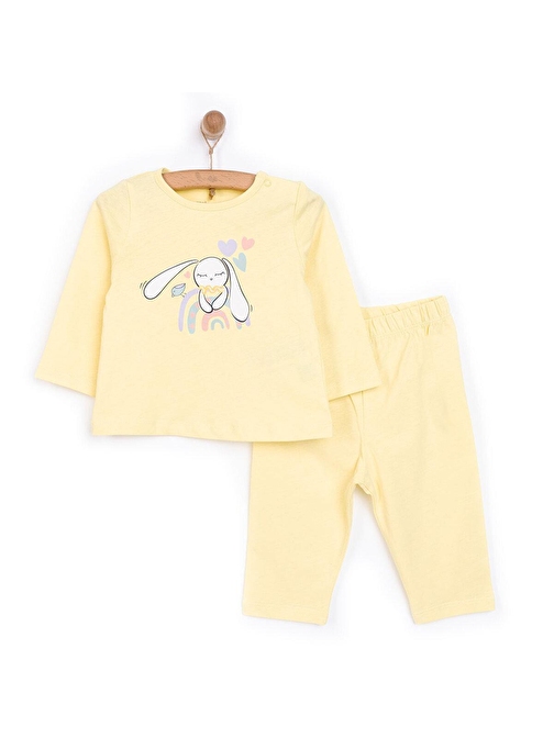 HelloBaby Tavşan Neni Pijama Takımı Kız Bebek