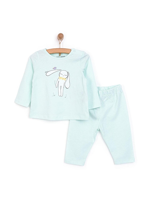 HelloBaby Tavşan Neni Pijama Takımı Kız Bebek