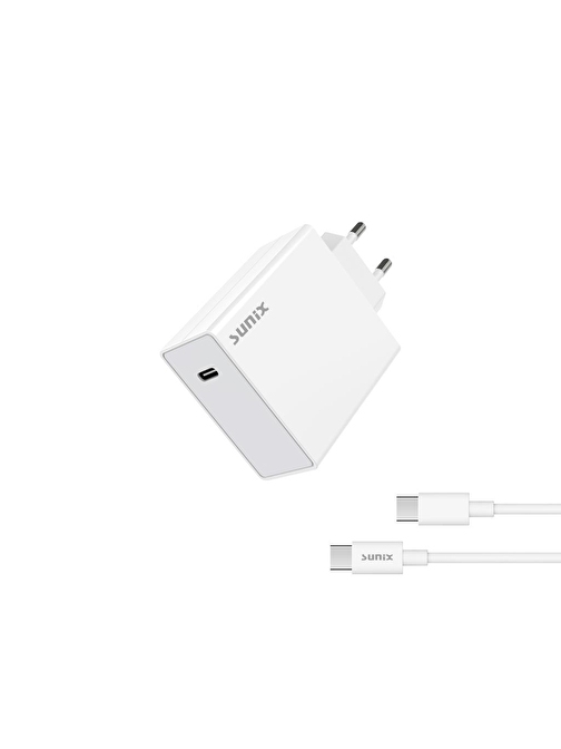 Sunix 120W USB-C Turbo Hızlı Şarj Aleti S-130