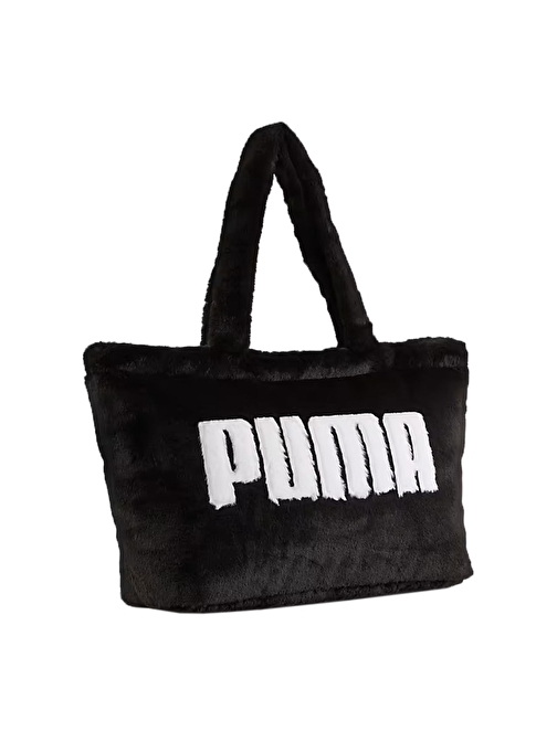 090656-01 Puma Core Fur Shopper Kadın &amp;Ccedil;anta Siyah