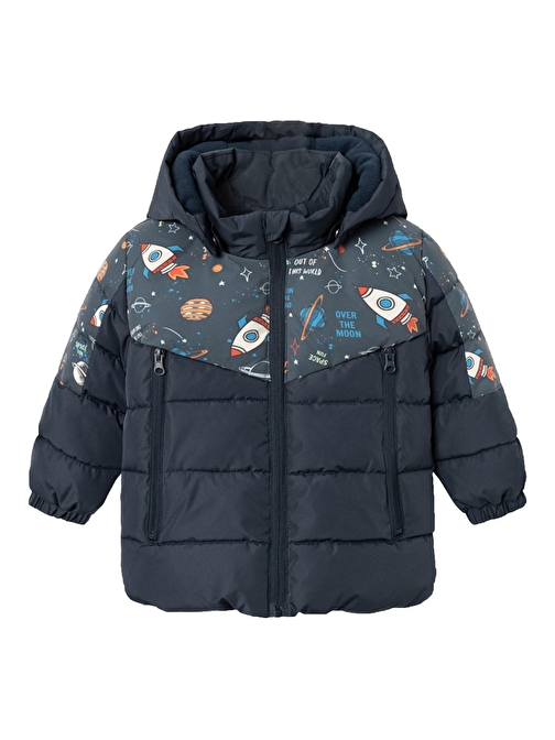 I13231307-DARKSAPP Name It Nmmmaglow Puffer Jacket &amp;Ccedil;ocuk Mont Siyah