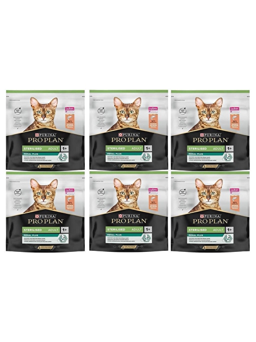 Proplan Sterilised Somon Kısır Kedi Maması 400 Gr*6 Adet