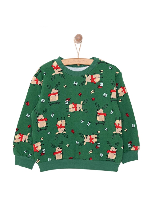 HelloBaby Snow Party Erkek Sweatshirt Erkek Bebek