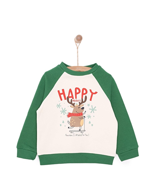 HelloBaby Snow Party Erkek Sweatshirt Erkek Bebek