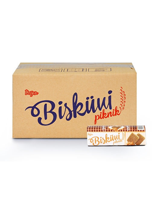 Doğan Karamelli Piknik Bisküvi 80 Gr. 24 Adet (1 Kutu)